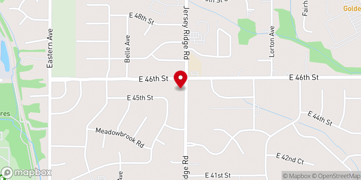 Map showing location of Quad Cities Calvary Chapel