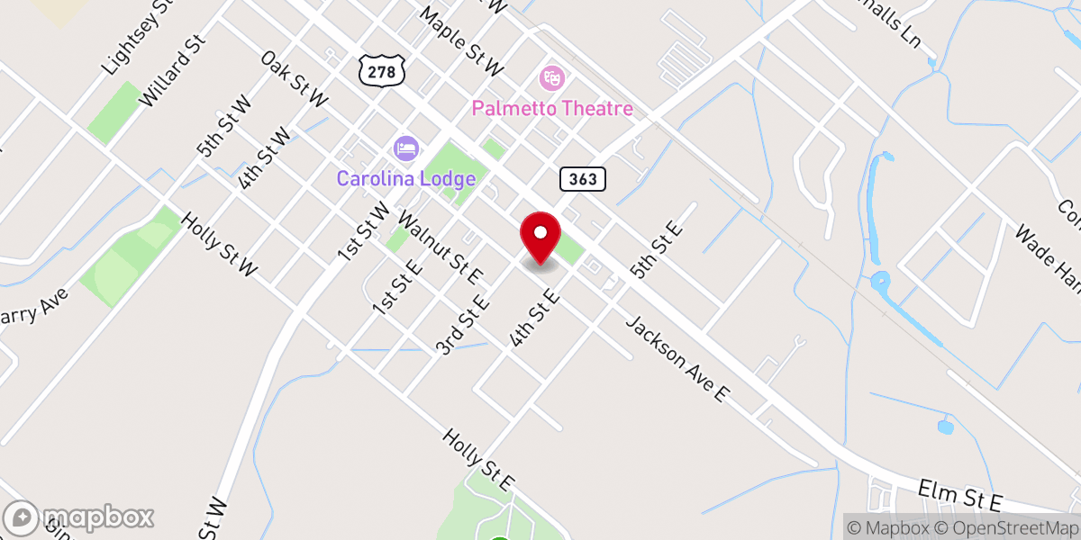 Map showing location of Iglesia Bautista Nueva Esperanza