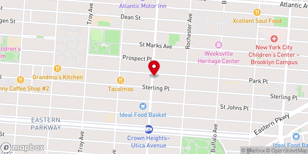 Map showing location of Grace Temple Healing & Deliverance Ministries