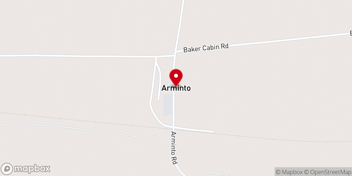 Map showing location of Arminto