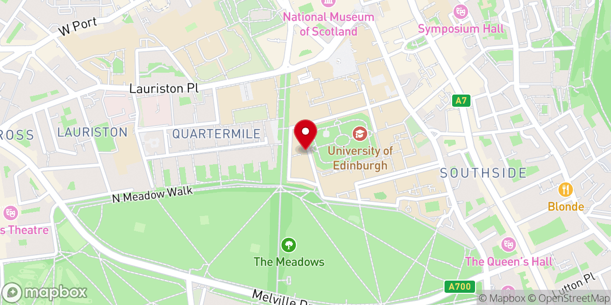 Map showing location of Chapel of Saint Albert the Great