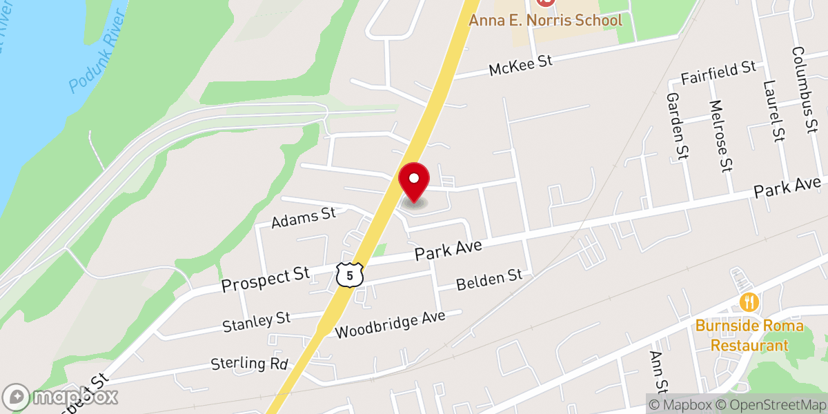 Map showing location of Saint Mary's Food Bank - Food Distribution Center
