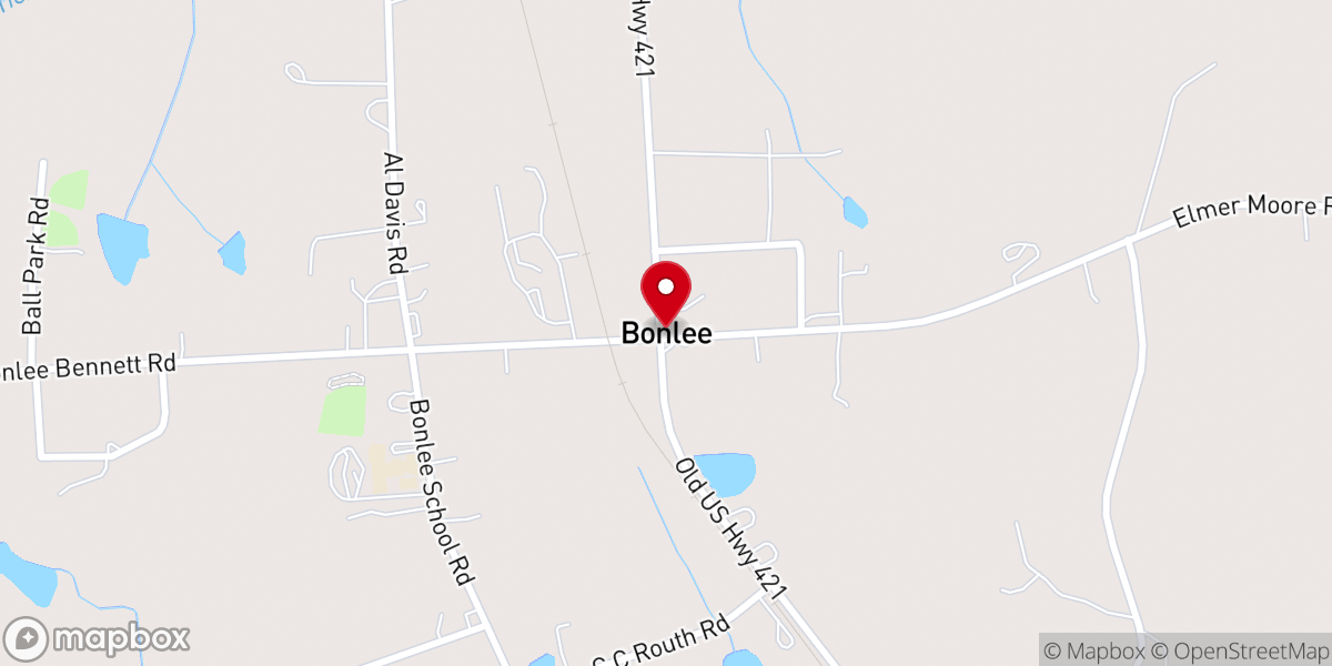 Map showing location of Bonlee
