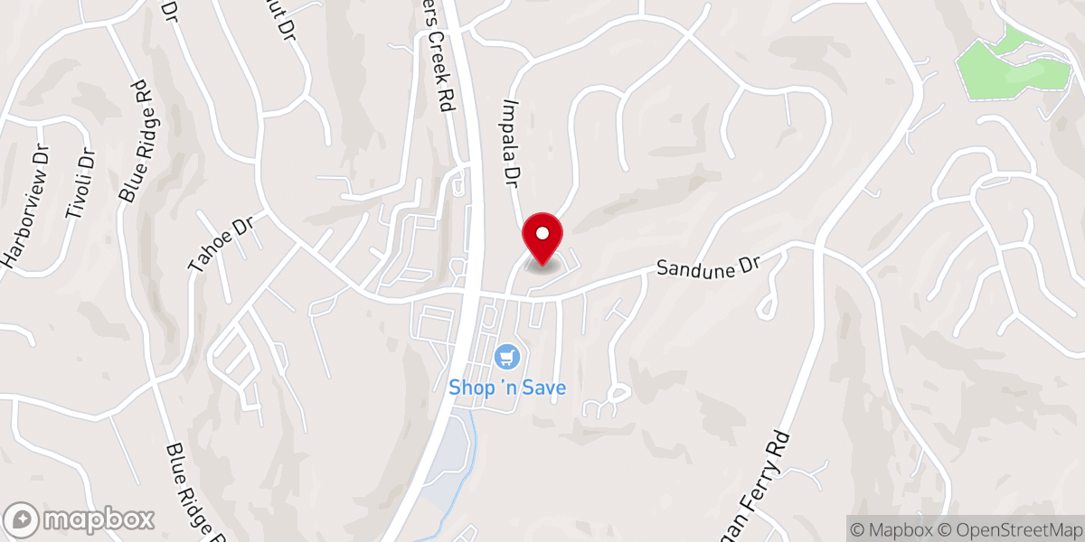 Map showing location of Holiday Park United Methodist Church