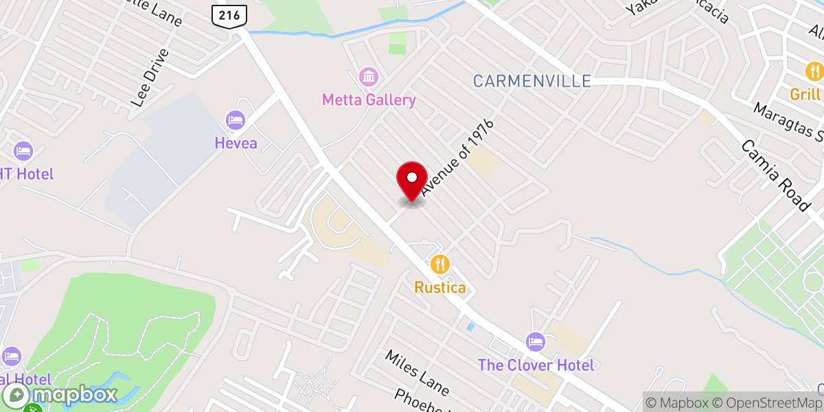 Map showing location of New Testament Christian Churches of luzon