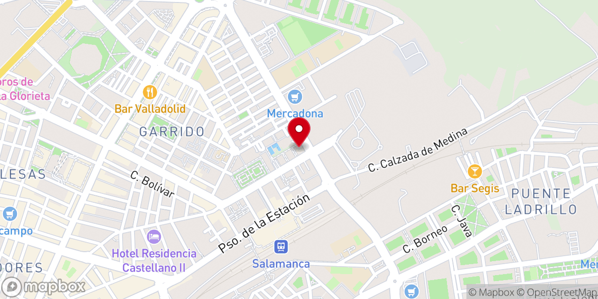 Map showing location of Parroquia de la Anunciación del Señor