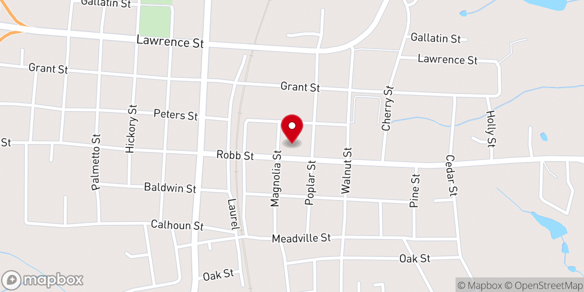 Map showing location of Summit United Methodist Church