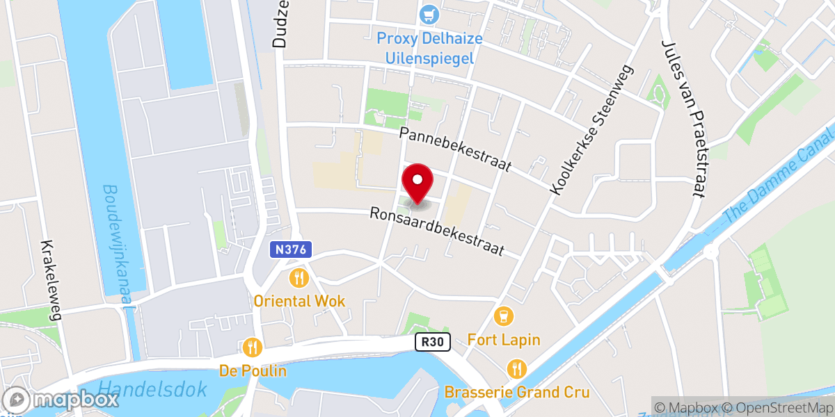 Map showing location of Église Saint-Joseph
