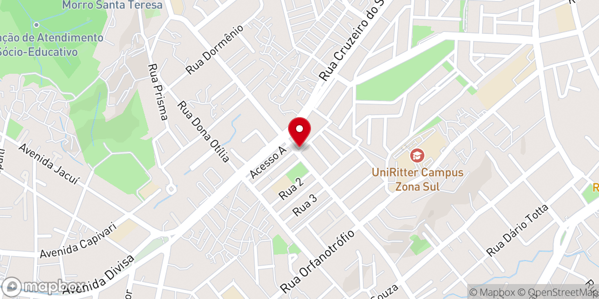 Map showing location of Igreja Pentecostal Deus é Amor - Vila Jardim Europa
