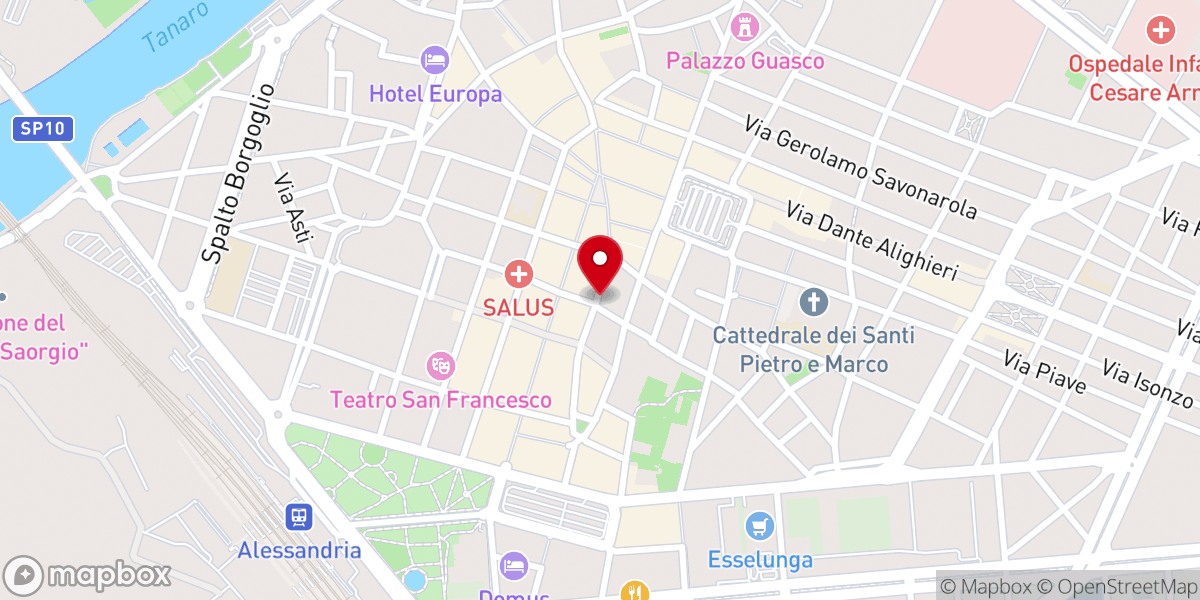 Map showing location of Parrocchia di San Lorenzo