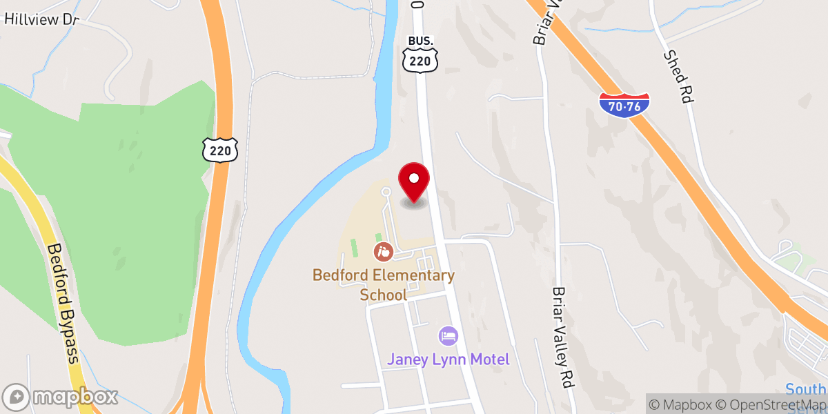 Map showing location of Solid Rock Christian Fellowship