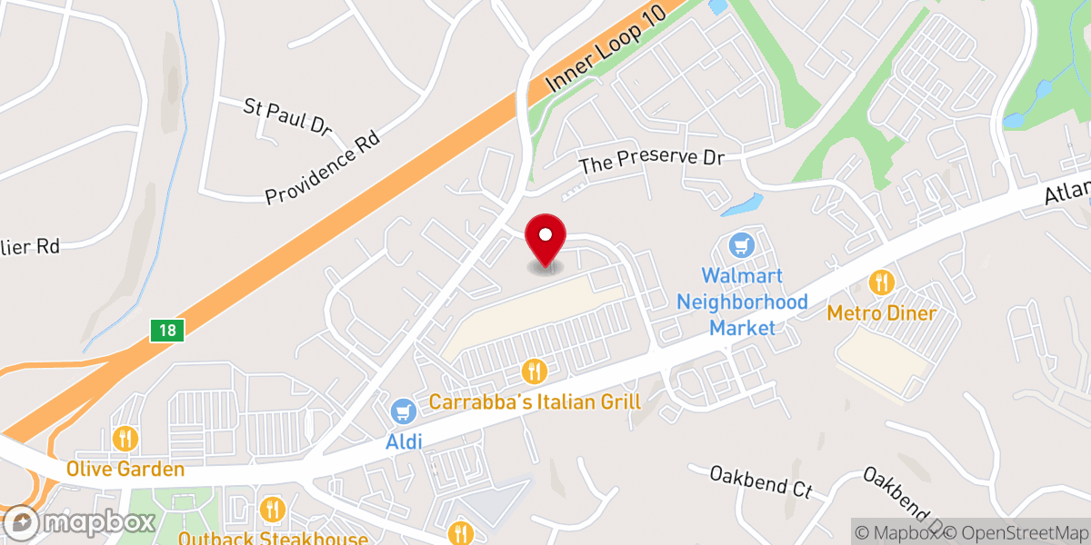 Map showing location of Resurrection United Methodist