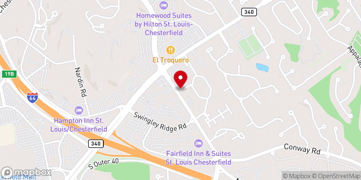 Map showing location of Howard J. Chapel, DC