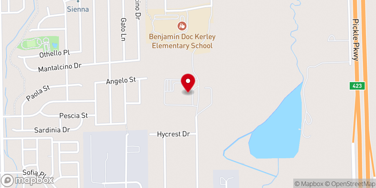 Map showing location of Movement Church