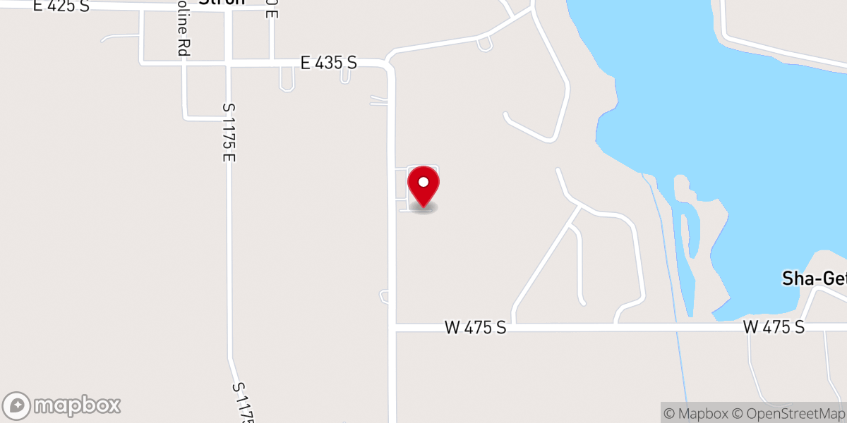 Map showing location of Agapé Child Care Ministry