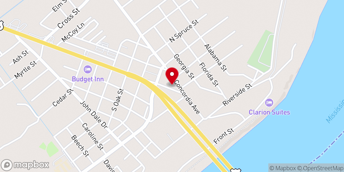 Map showing location of OPERATION G.R.I.T.S.
