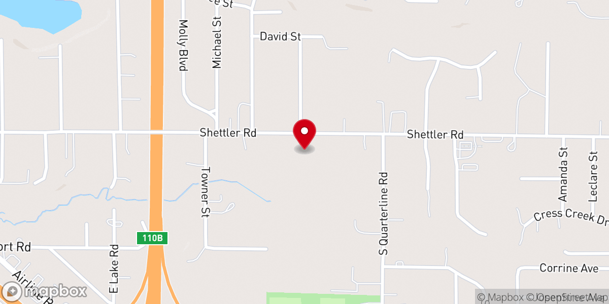 Map showing location of Redeeming Life Ministries