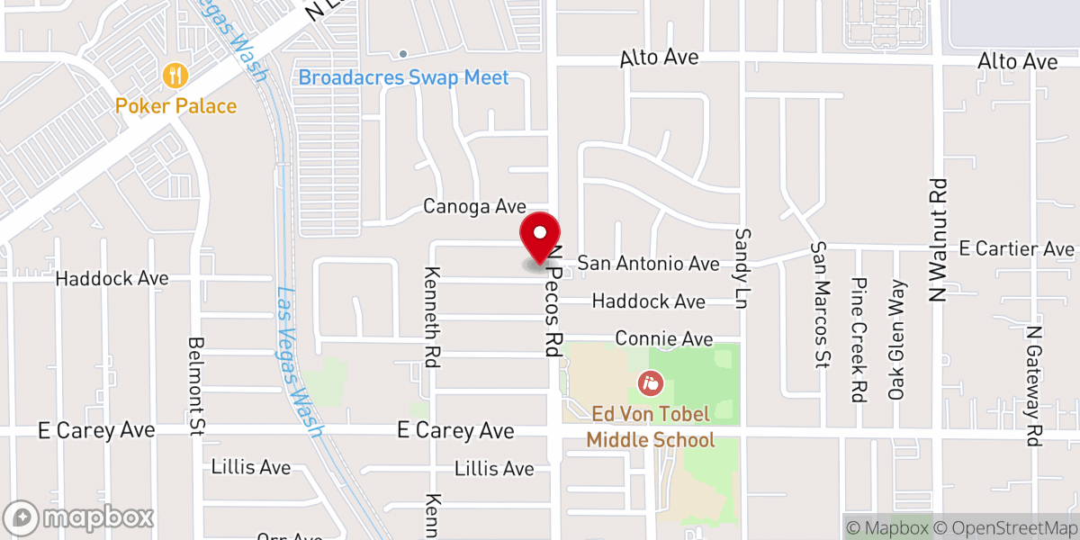 Map showing location of Iglesia Pentecostes Elim Church Asambleas de Dios