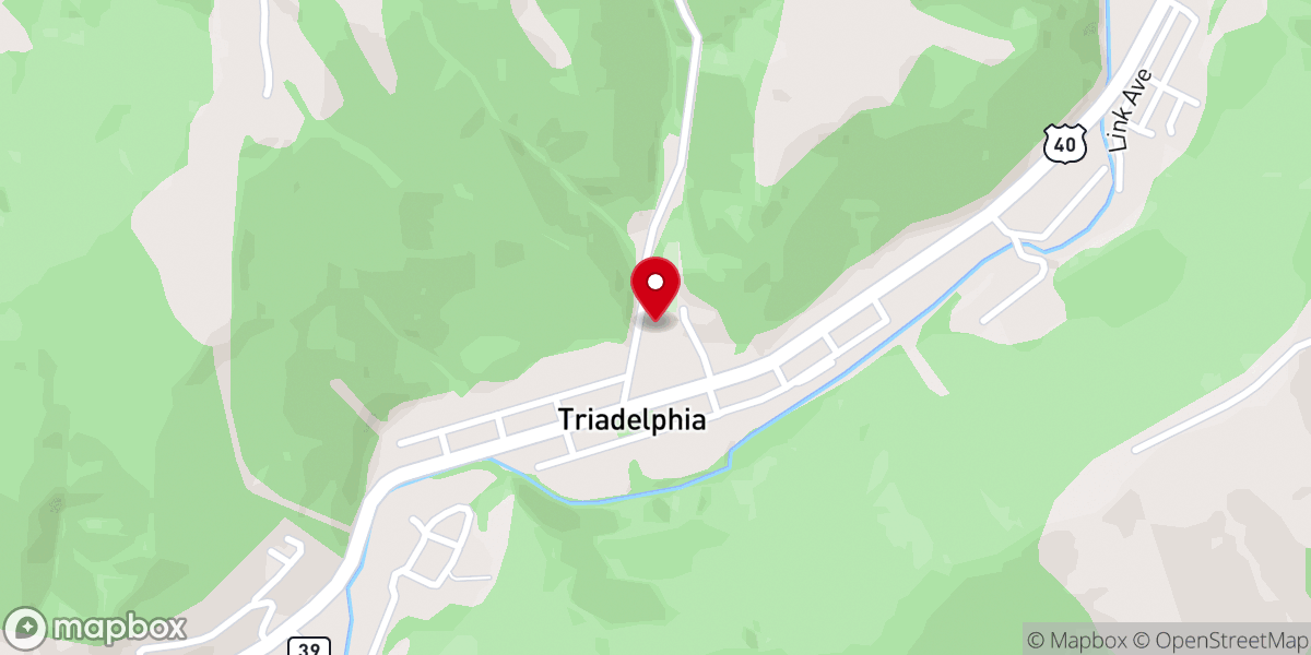 Map showing location of Our Lady -Seven Dolors Catholic Church