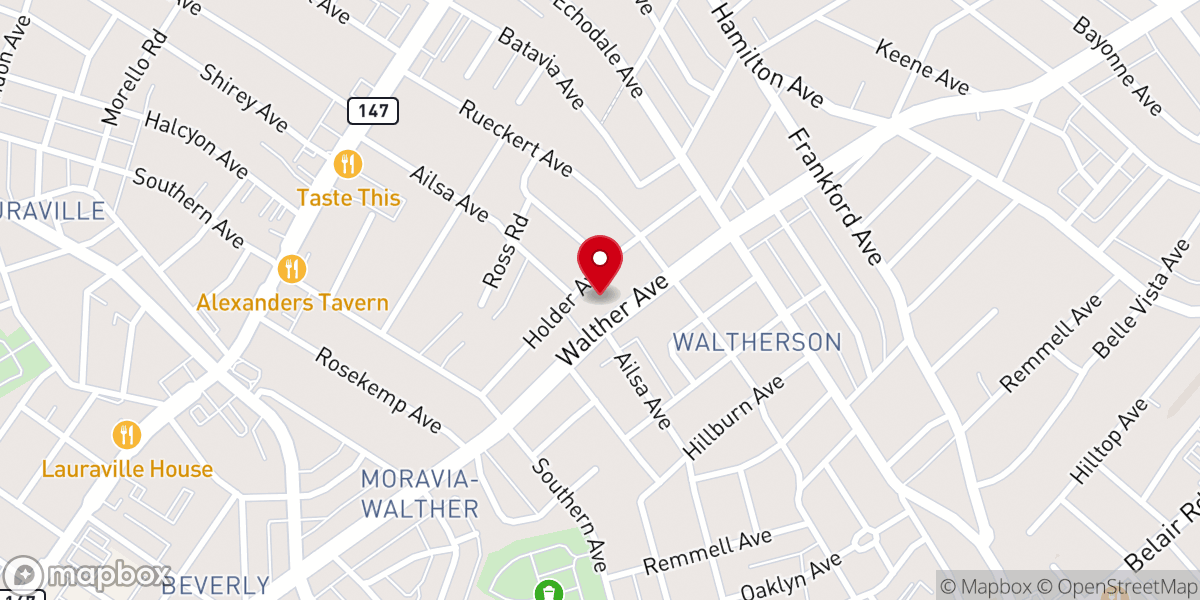 Map showing location of Church Of Pentecost Baltimore Assembly