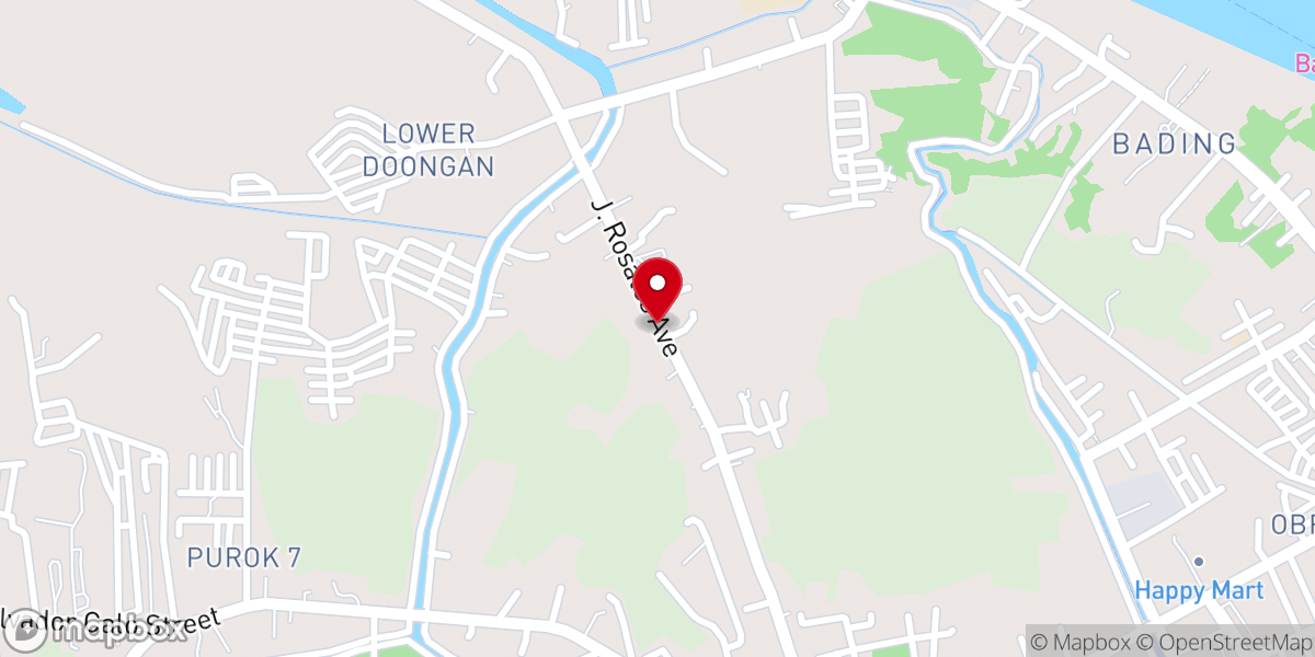 Map showing location of Butuan central baptist missionary church