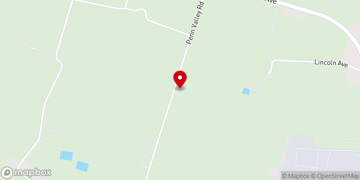 Map showing location of Lime Rock Mennonite Church