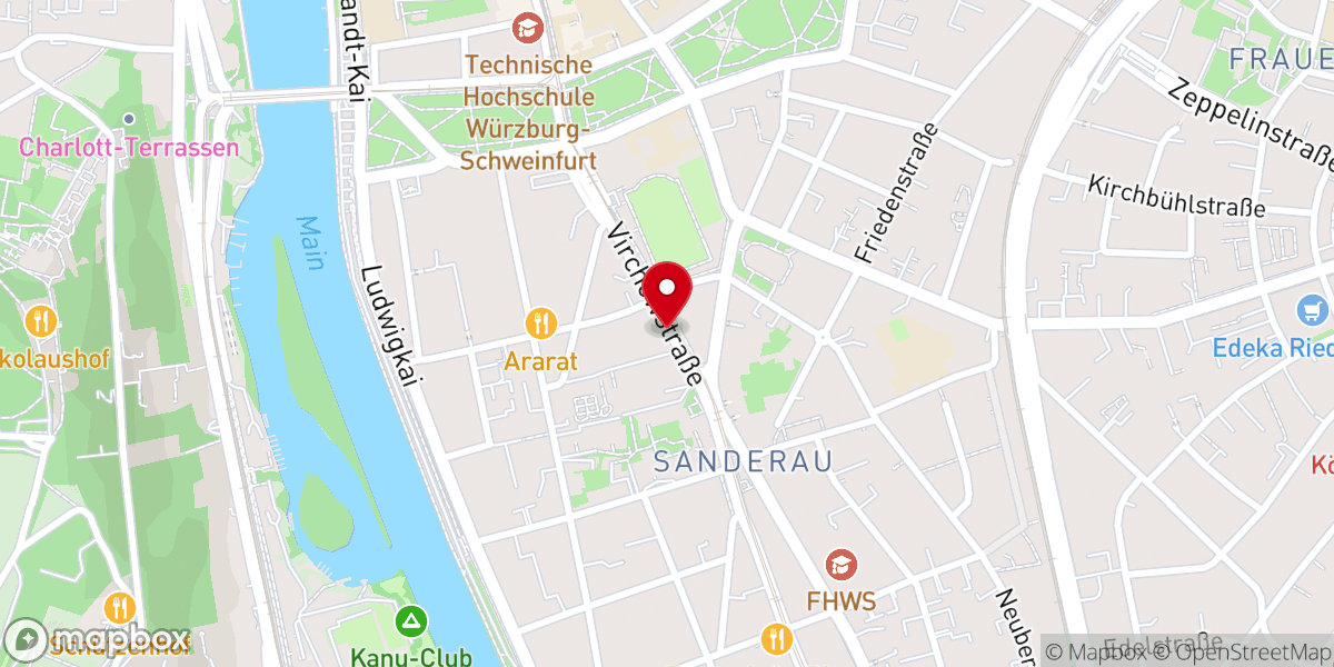 Map showing location of Kath. Italienische Mission
