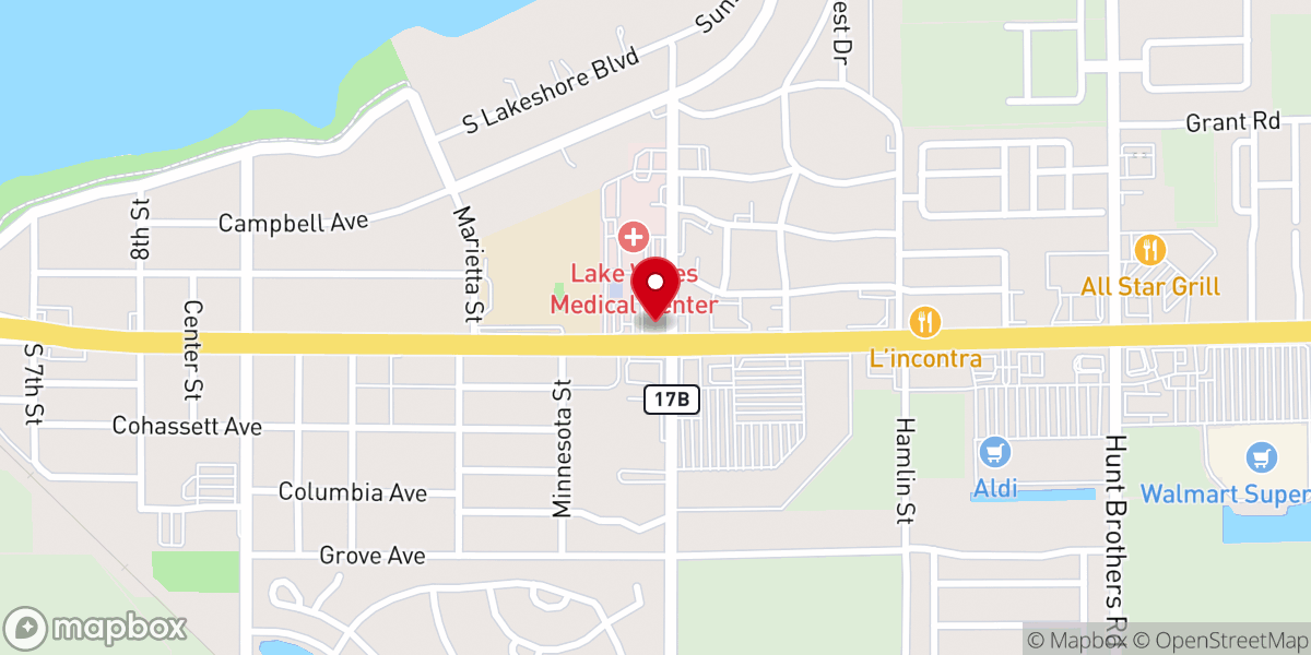 Map showing location of Recovery Church Lake Wales