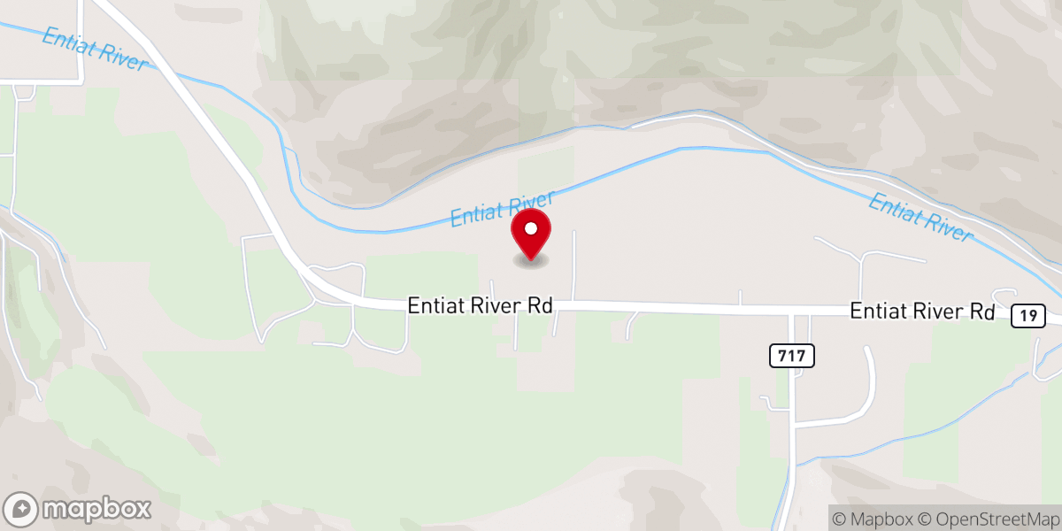 Map showing location of Entiat Valley Family Camp