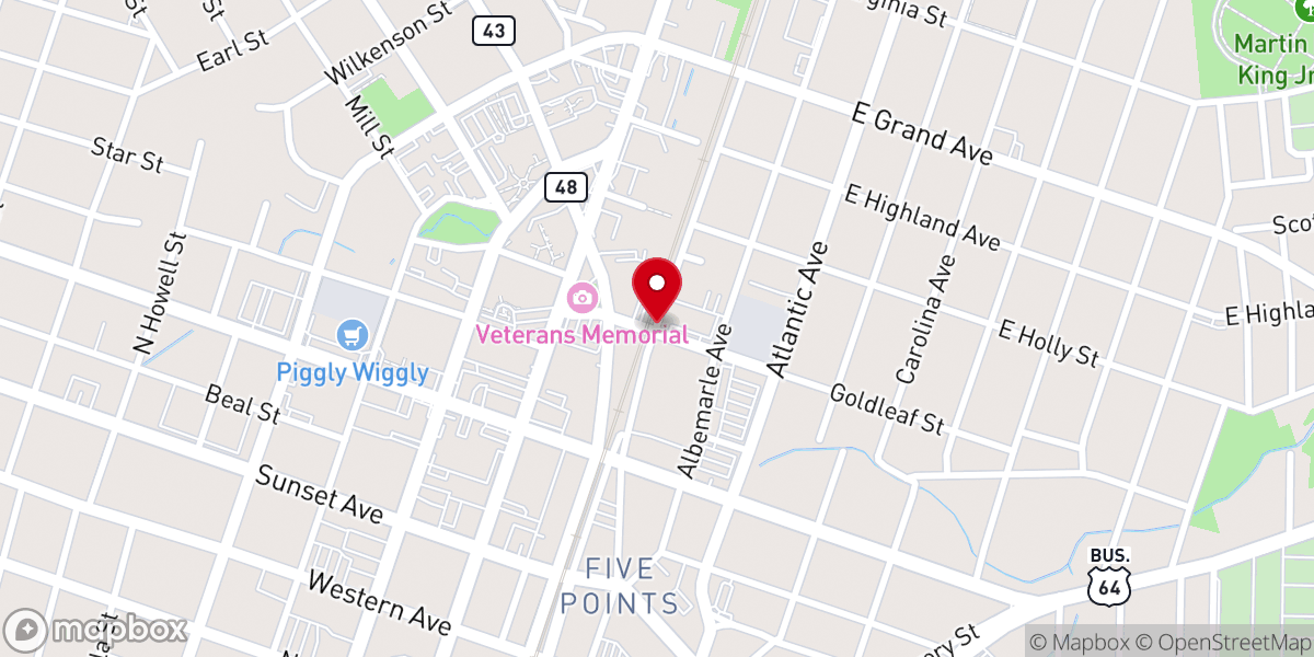 Map showing location of Church of God of Deliverance