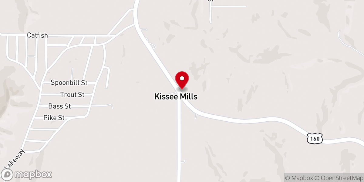 Map showing location of Outpost