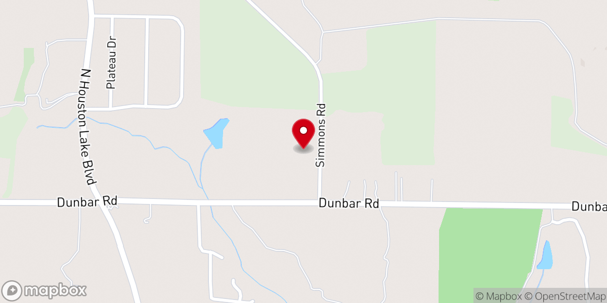 Map showing location of Lighthouse Baptist Church