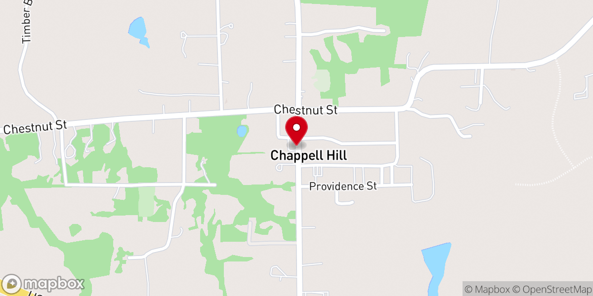 Map showing location of Carol's Ice House