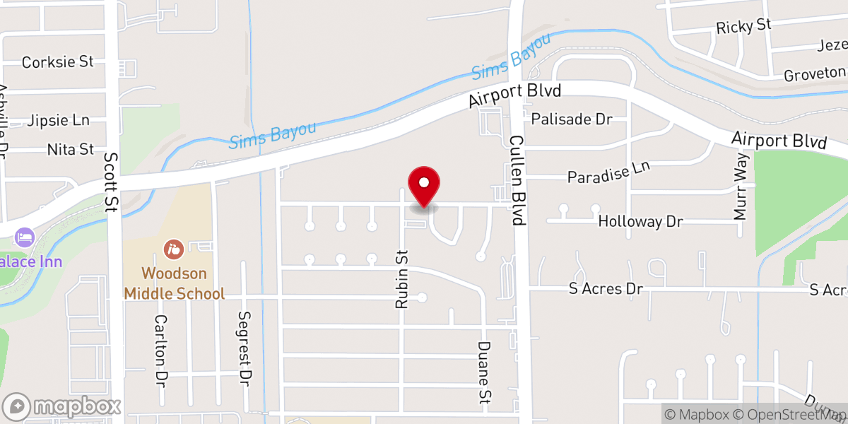 Map showing location of Living Faith Church