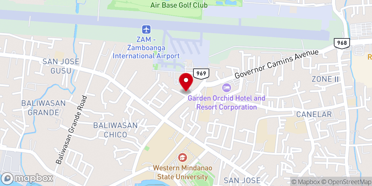 Map showing location of United Church of Christ in the Philippines - Ecumenical Center Church