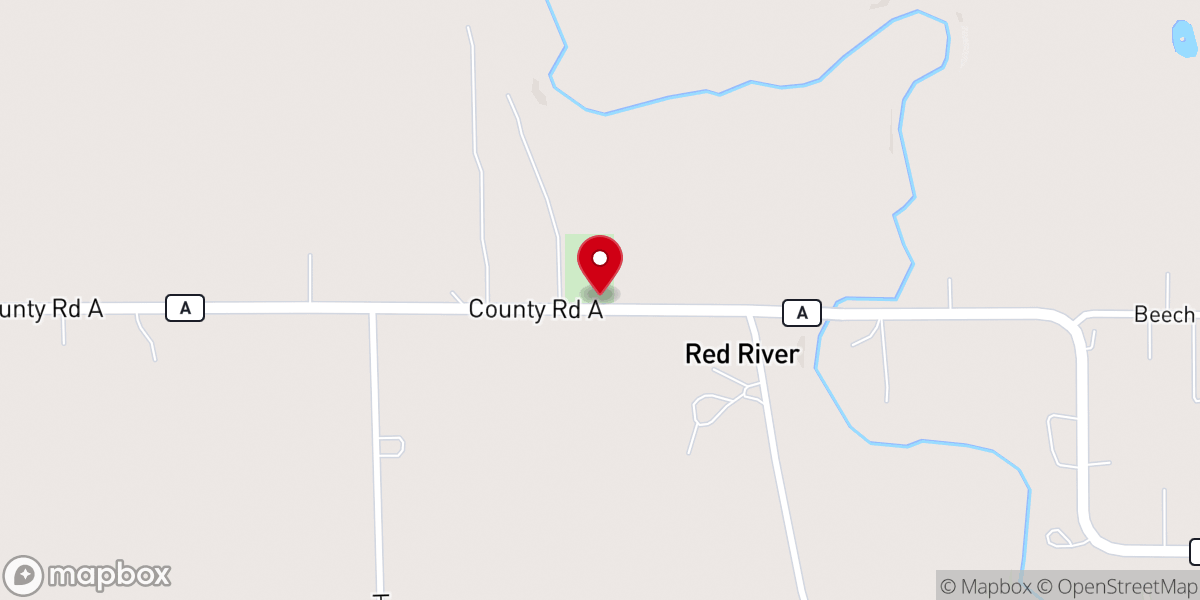 Map showing location of Salem United Methodist Church