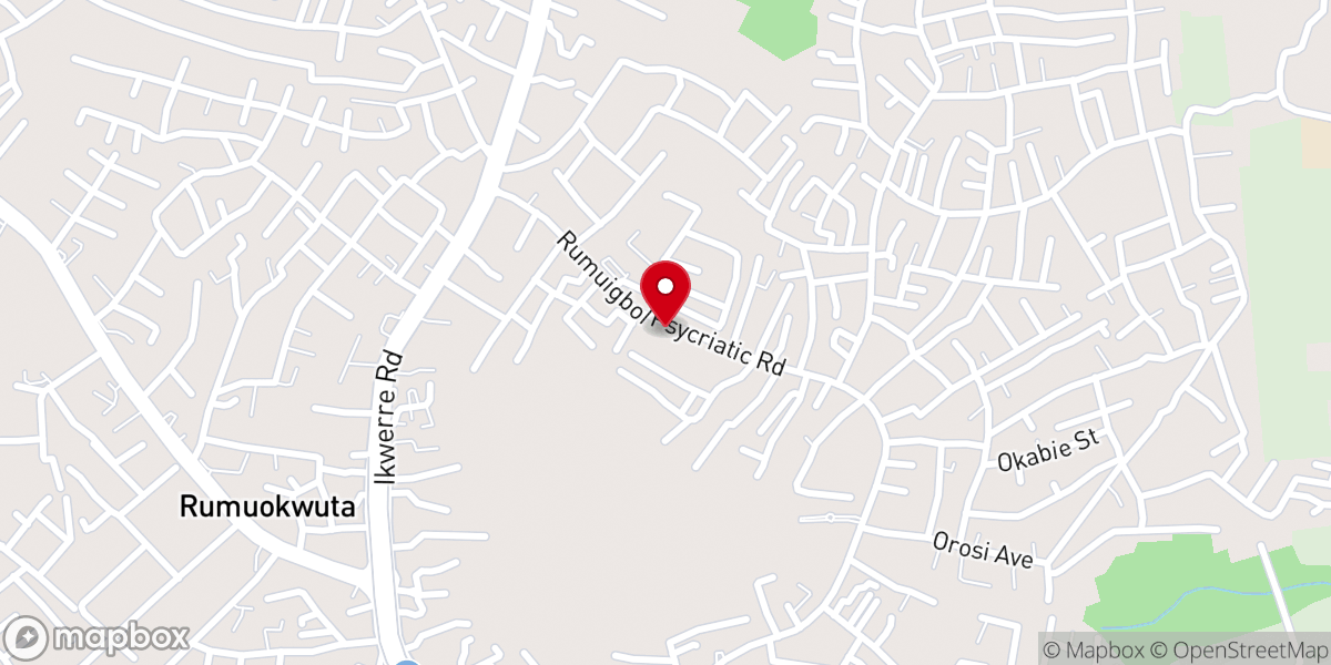 Map showing location of WINNERS CHAPEL INTERNATIONAL PSYCHIATRIC ROAD Port Harcourt