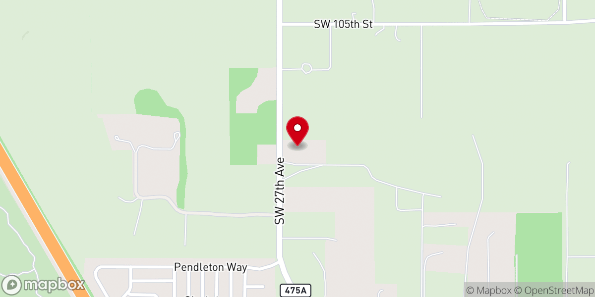 Map showing location of Abundant Life Fellowship