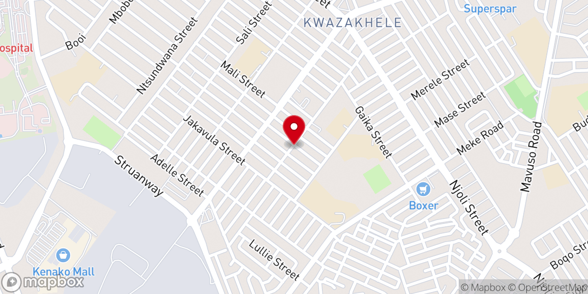 Map showing location of SABE Methodist church (kwadonky)