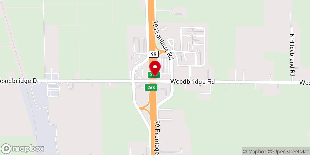 Map showing location of Calvary Temple