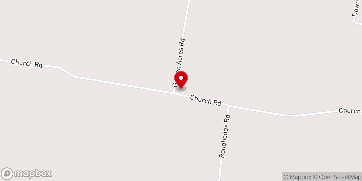 Map showing location of Western Valley Baptist Church