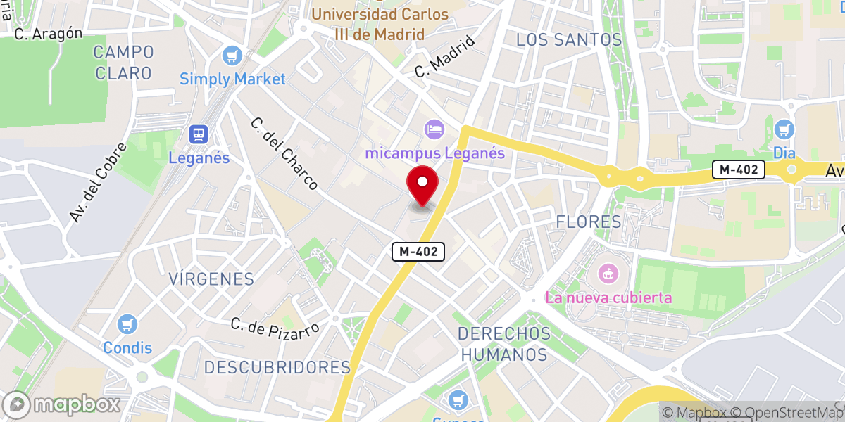 Map showing location of Iglesia El Salvador