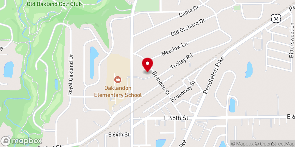 Map showing location of My Father's House