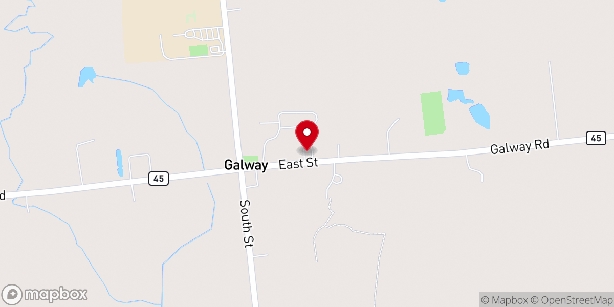 Map showing location of Bible Baptist Church of Galway