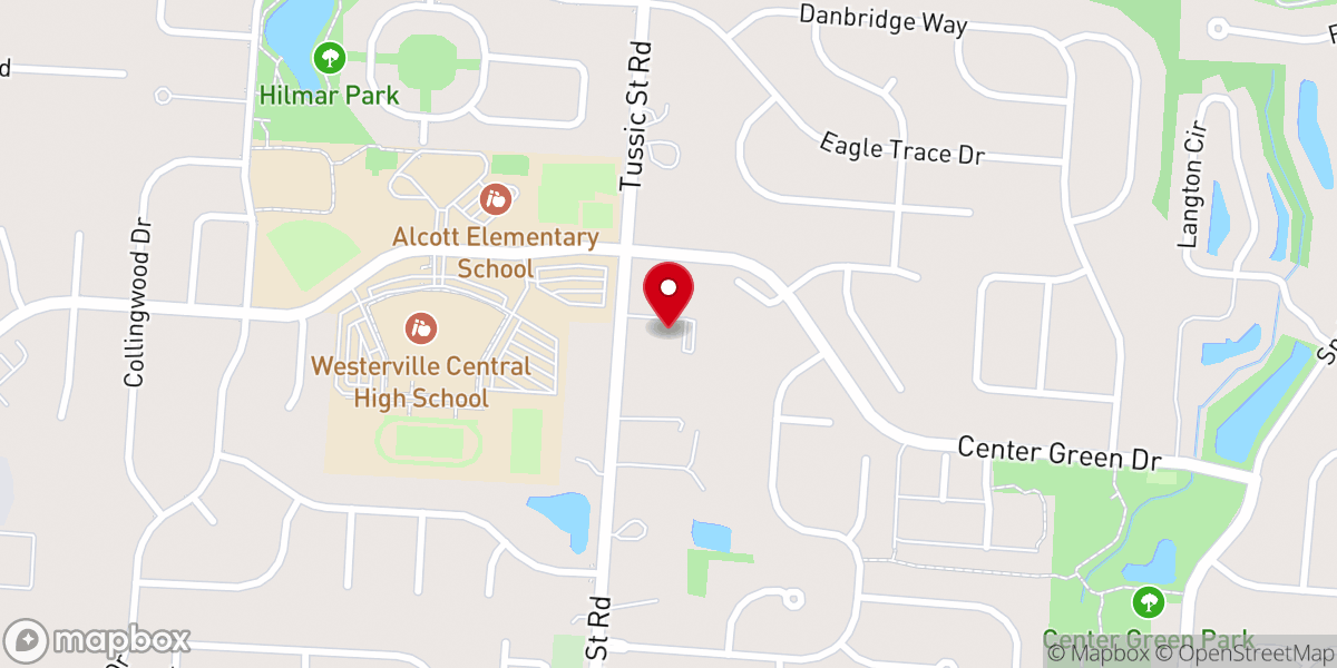 Map showing location of First Hispanic Adventist Church of Columbus