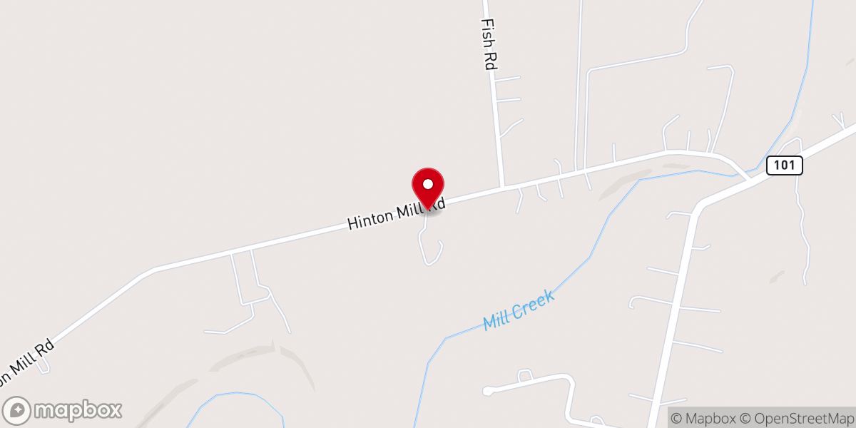Map showing location of Marysville Holiness Camp