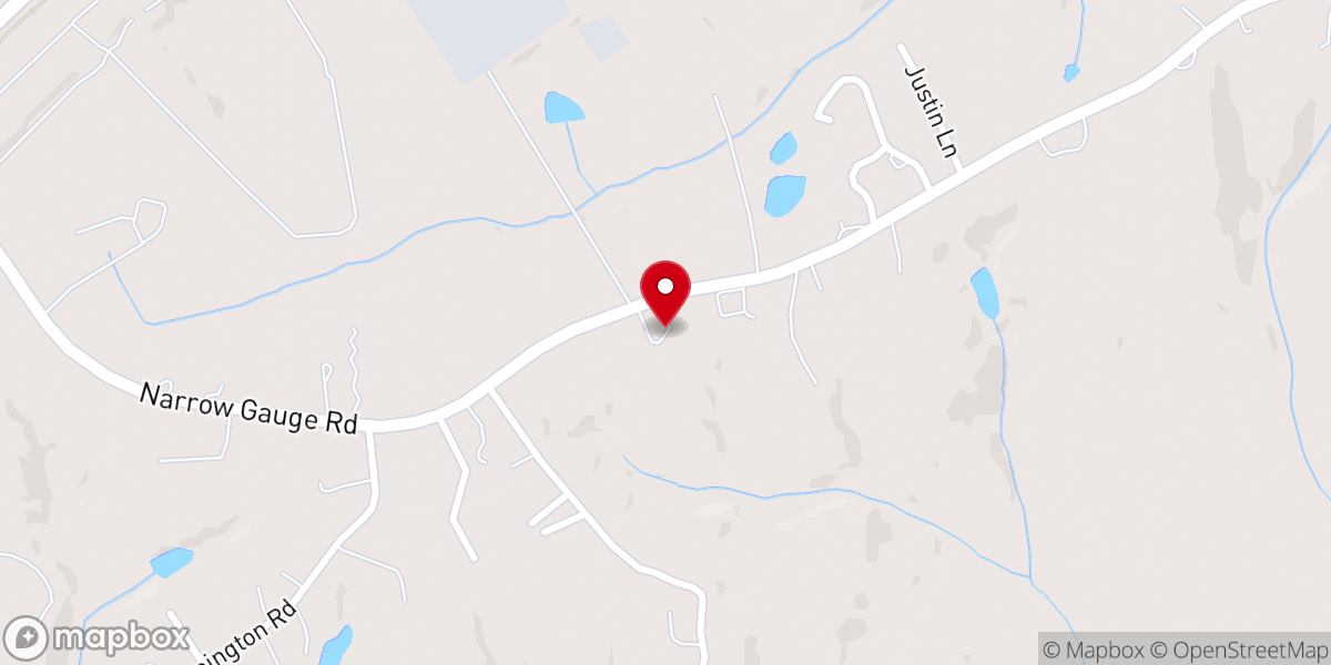 Map showing location of Greenwood Presbyterian Church