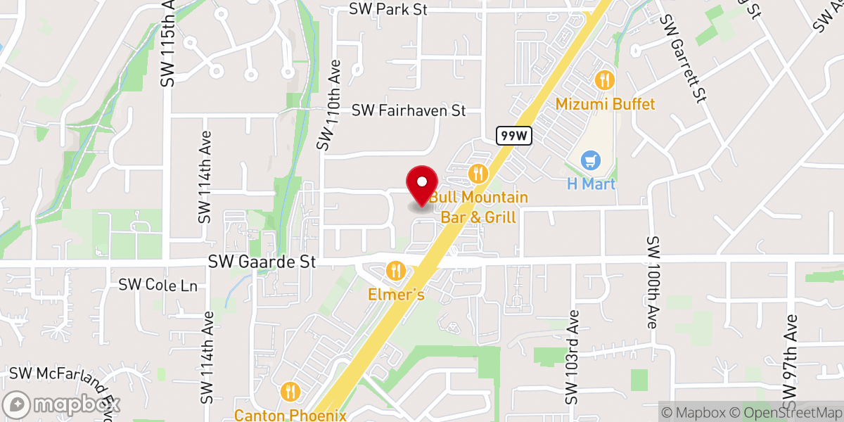 Map showing location of IGLESIA APOSTOLICA PENTECOSTAL TIGARD-BEAVERTON-ALOHA