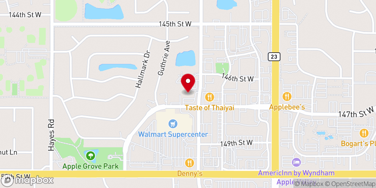 Map showing location of Destiny Christian Church