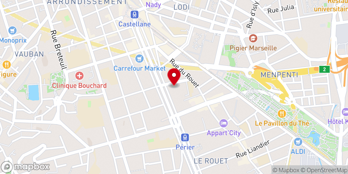 Map showing location of Basilique du Sacre-Cœur-de-Jesus